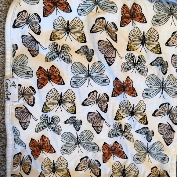 Set of 5 Copper Pearl Patterned Burp Cloths - Picture 6 of 7